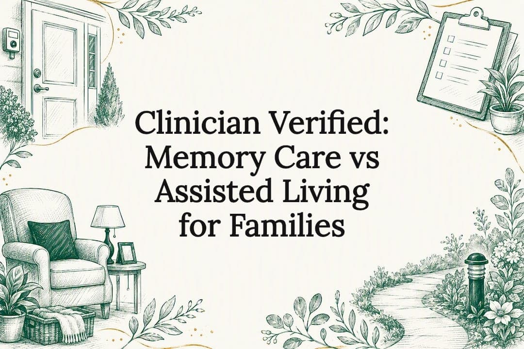 Featured image for Clinician Verified: Memory Care vs Assisted Living for Families