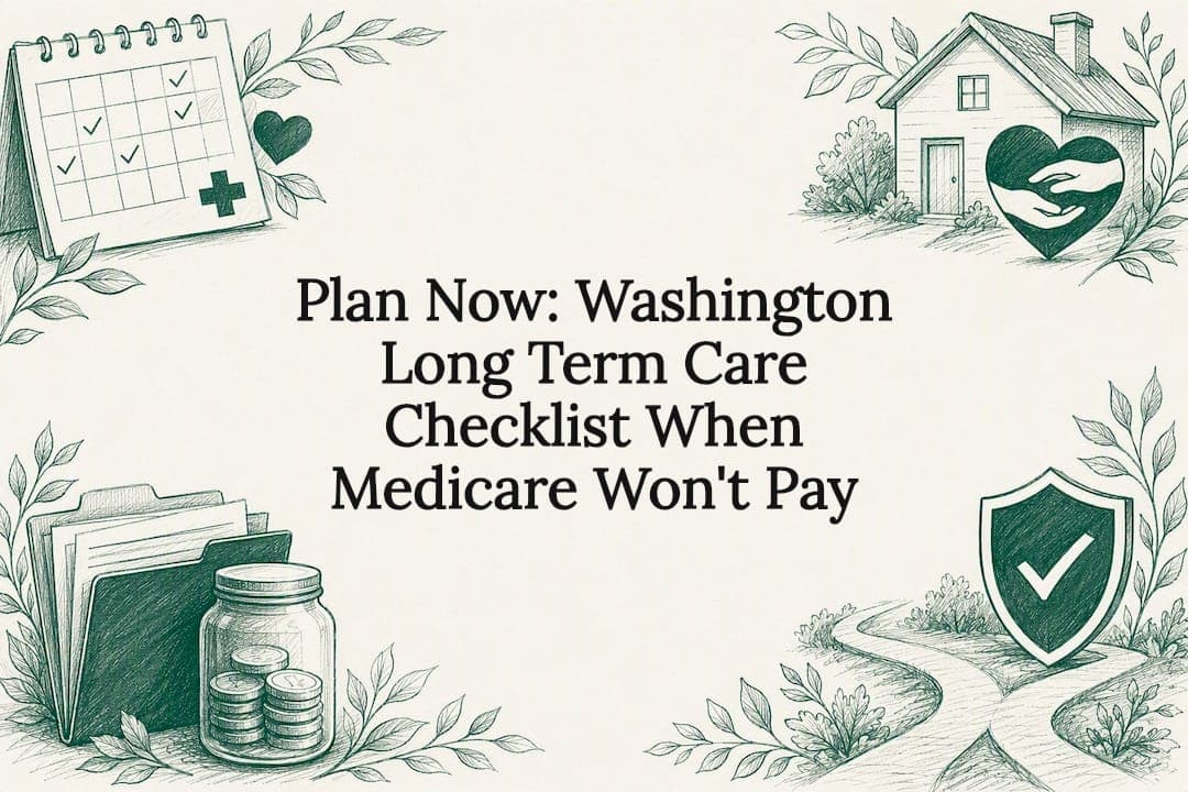 Featured image for Plan Now: Washington Long Term Care Checklist When Medicare Won't Pay