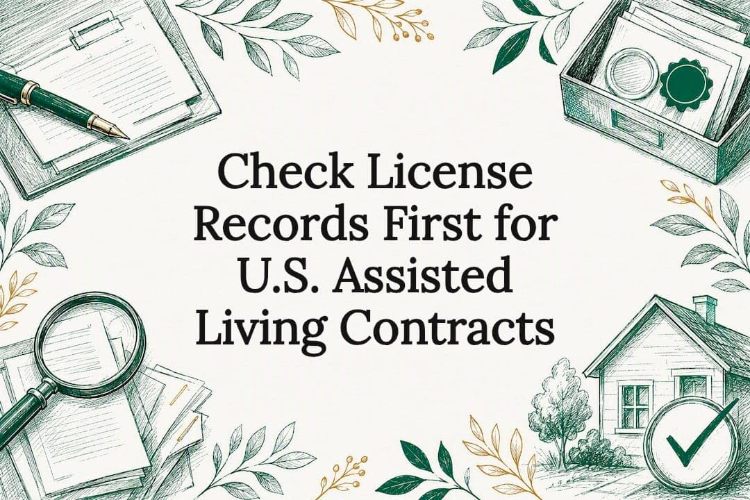 Featured image for Check License Records First for U.S. Assisted Living Contracts
