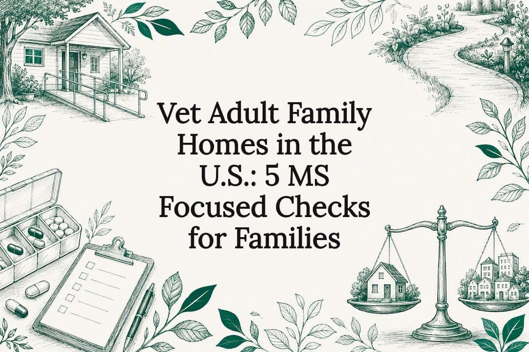 Featured image for Vet Adult Family Homes in the U.S.: 5 MS Focused Checks for Families