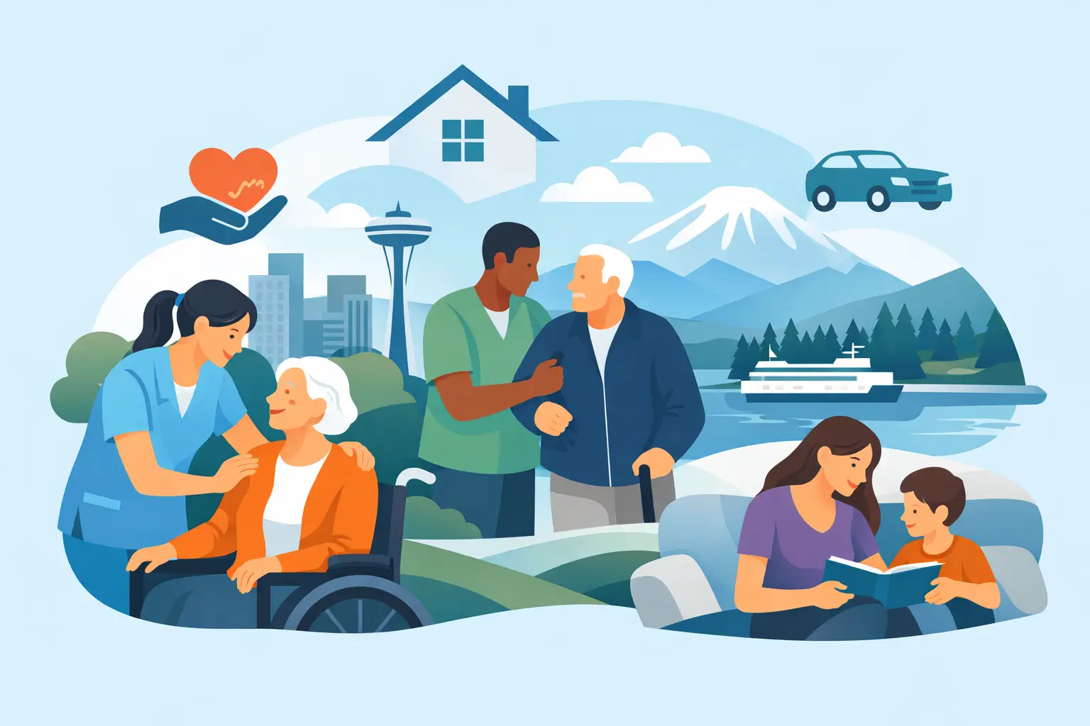 Featured image for Caregiver Jobs in Puget Sound That Fit You